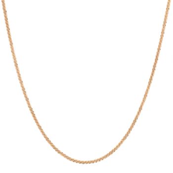 9ct Yellow Gold Crisscross Chain 20"