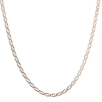 9ct Yellow Gold Double Curb Chain 16"