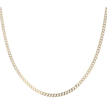 9ct Yellow Gold Curb Chain 20"