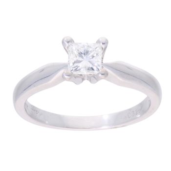 18ct White Gold 0.50ct Diamond Solitaire Ring