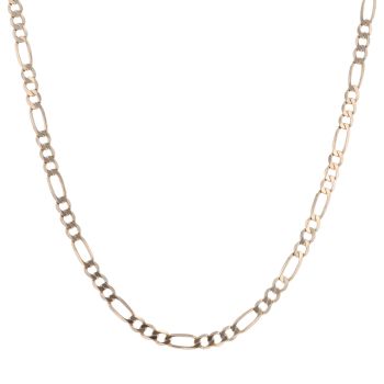 9ct Yellow Gold Figaro Chain 22"