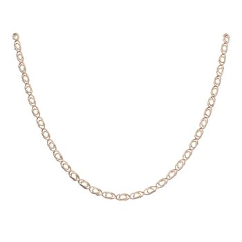 9ct Yellow Gold Double Curb Chain 20"