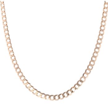 9ct Yellow Gold Curb Chain 20"