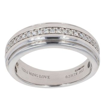 Vera Wang 18ct White Gold 0.23ct Brilliant Cut Diamond Fancy Vera Wang Ring