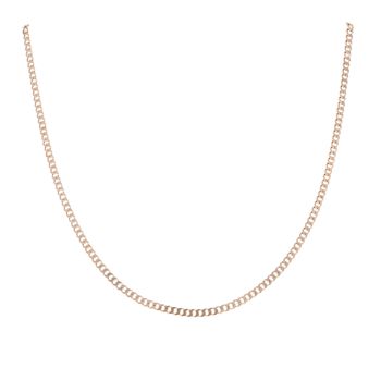 9ct Yellow Gold Curb Chain 16"