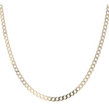 9ct Yellow Gold Curb Chain 20"