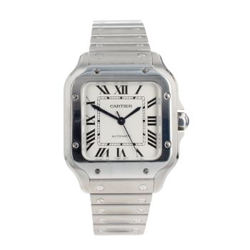Cartier Santos Pre Owned Watch Ref 4075