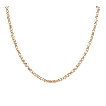 9ct Yellow Gold Belcher Chain 20"