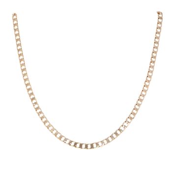 9ct Yellow Gold Curb Chain 18"