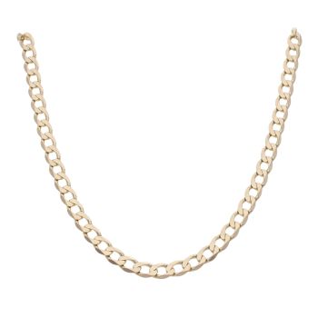 9ct Yellow Gold Curb Chain 20"