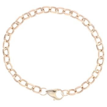 9ct Yellow Gold Fancy Bracelet 9"