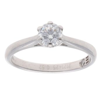 18ct White Gold 0.52ct Diamond Solitaire Ring