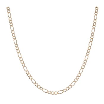 9ct Yellow Gold Figaro Chain 18"