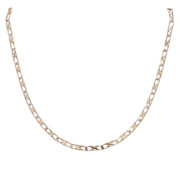 9ct Yellow Gold Fancy Chain 22"