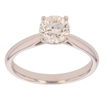 18ct White Gold 1.00ct Diamond Solitaire Ring