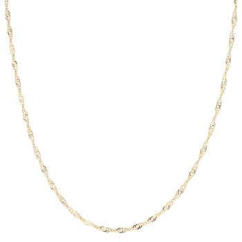 9ct Yellow Gold Twist Chain 24"