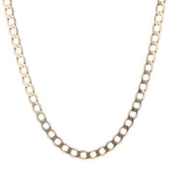 9ct Yellow Gold Curb Chain 18"