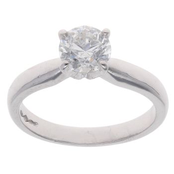 Platinum 1.00ct Diamond Solitaire Ring
