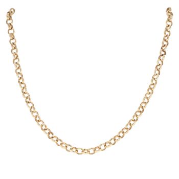 9ct Yellow Gold Belcher Chain 18"