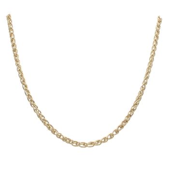 9ct Yellow Gold Fancy Chain 16"