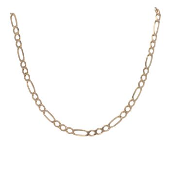 9ct Yellow Gold Figaro Chain 26"