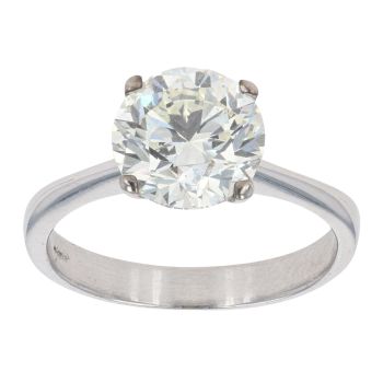 18ct White Gold 2.20ct Diamond Solitaire Ring