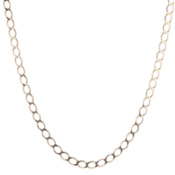 9ct Yellow Gold Curb Chain 20"