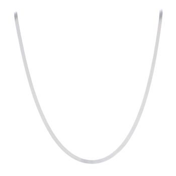 Silver Herringbone Chain 20" by Icesia