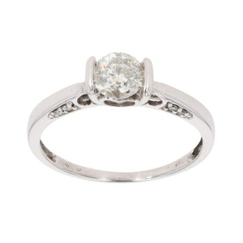 18ct White Gold 0.70ct Diamond Solitaire Ring