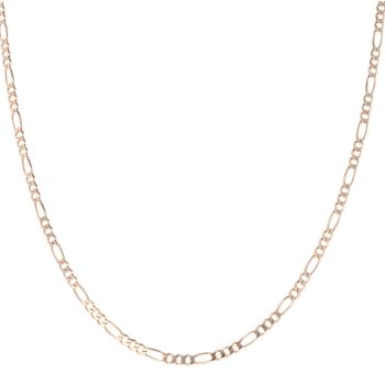 9ct Yellow Gold Figaro Chain 18"