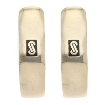 14ct Yellow Gold Monaco Classic Plain Hoop Earrings