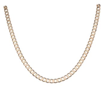 9ct Yellow Gold Curb Chain 20"