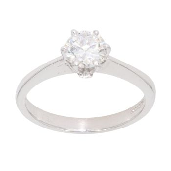 18ct White Gold 0.60ct Diamond Solitaire Ring