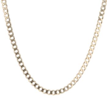 9ct Yellow Gold Curb Chain 20"