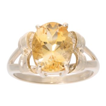 9ct Yellow Gold Citrine Dress Ring