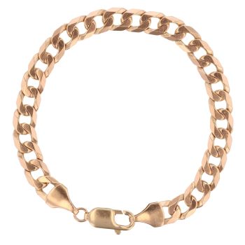 9ct Yellow Gold Curb Bracelet 7.5"