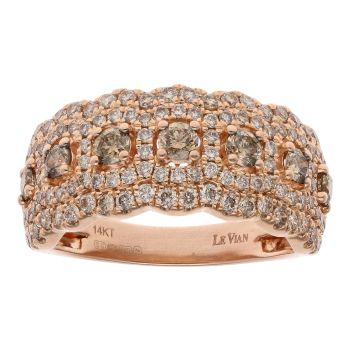 14ct Yellow Gold 1.25ct Brown Diamond Fancy Ring