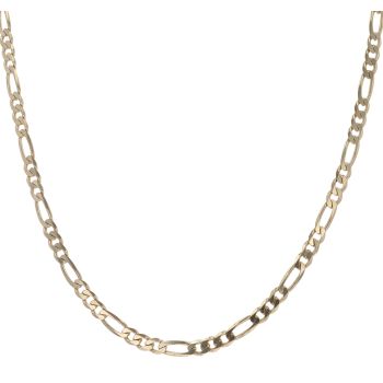9ct Yellow Gold Figaro Chain 24"