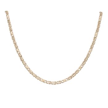 9ct Yellow Gold Fancy Chain 18"