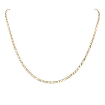 9ct Yellow Gold Fancy Chain 18"