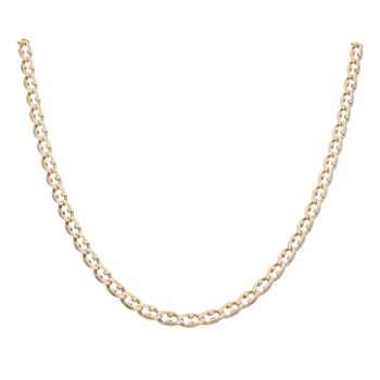 9ct Yellow Gold Fancy Chain 22"