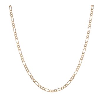 9ct Yellow Gold Figaro Chain 18"