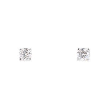 18ct White Gold 0.50ct Diamond Stud Earrings