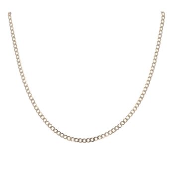 9ct Yellow Gold Curb Chain 22"