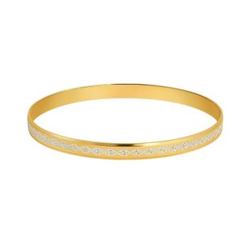22ct Yellow Gold bangle With texture