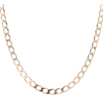 9ct Yellow Gold Curb Chain 20"