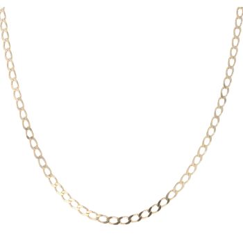 9ct Yellow Gold Curb Chain 20"