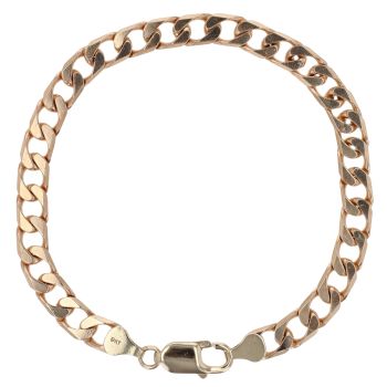 9ct Yellow Gold Curb Bracelet 8.5"