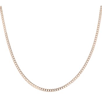 9ct Yellow Gold Curb Chain 18"