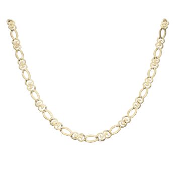 9ct Yellow Gold Fancy Chain 18"